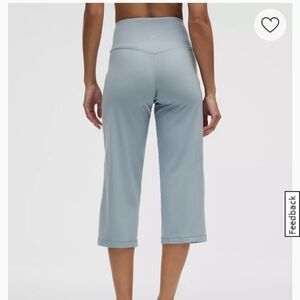lululemon Align Wide Leg Super High Rise Crop Pant (23” inseam)
